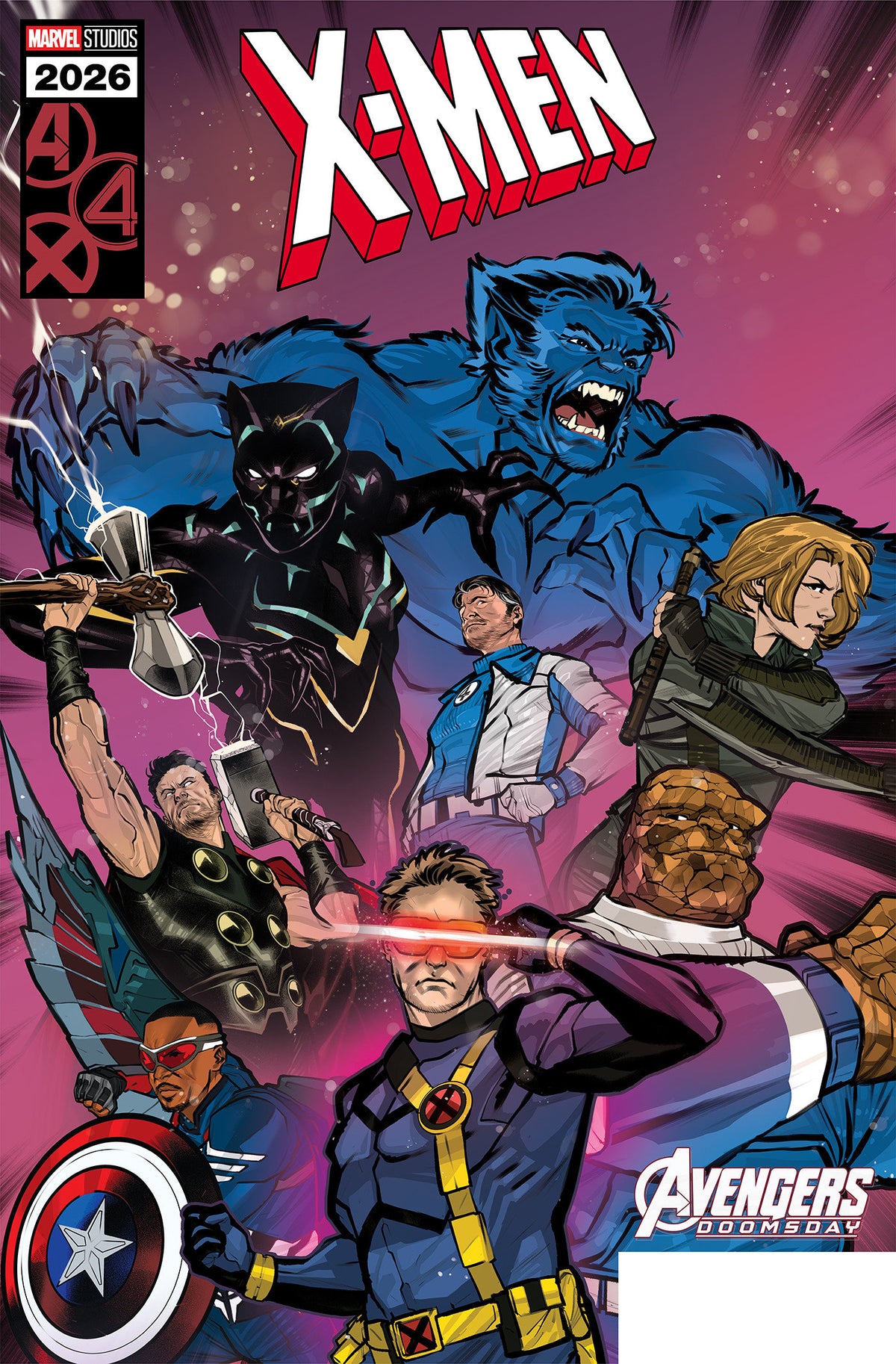 X-MEN #41 GUILHERME BALBI MARVEL STUDIOS DOOMSDAY VARIANT [DNX]