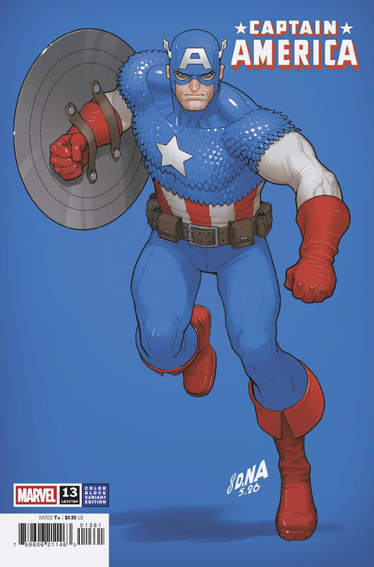 CAPTAIN AMERICA #13 CVR F DAVID NAKAYAMA COLOR BLOCK BLUE VAR [ARM]