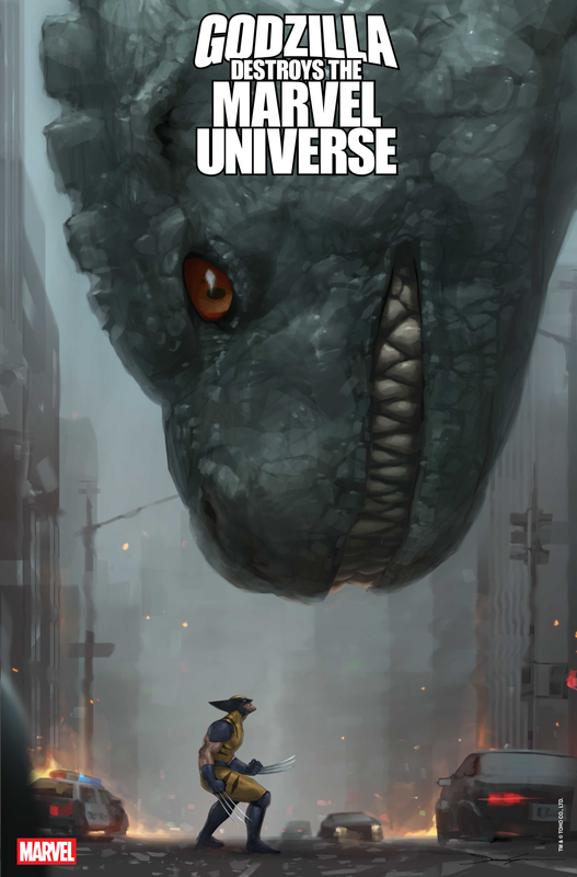 GODZILLA DESTROYS THE MARVEL UNIVERSE #3 JEEHYUNG LEE VAR
