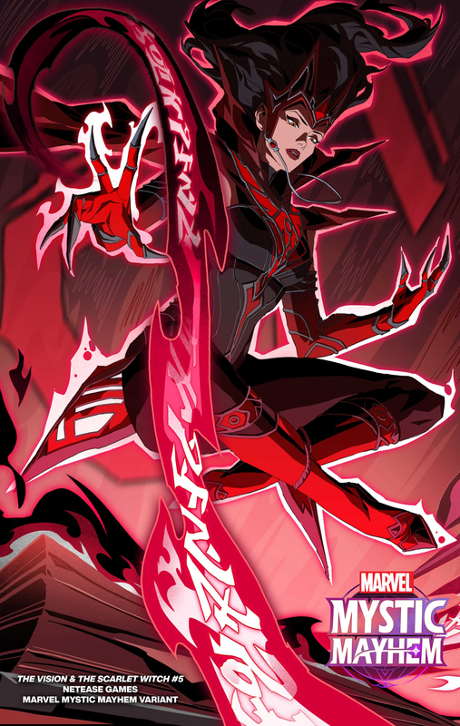 THE VISION & THE SCARLET WITCH #5 NETEASE GAMES MARVEL MYSTIC MAYHEM VAR
