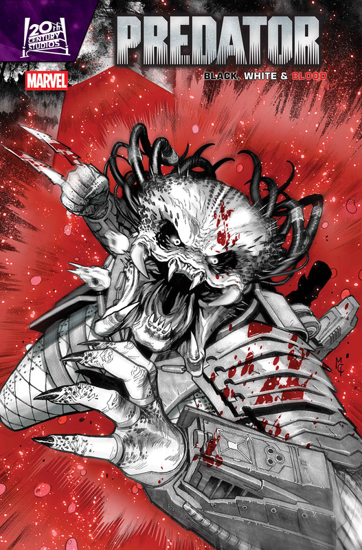PREDATOR BLACK WHITE & BLOOD #3