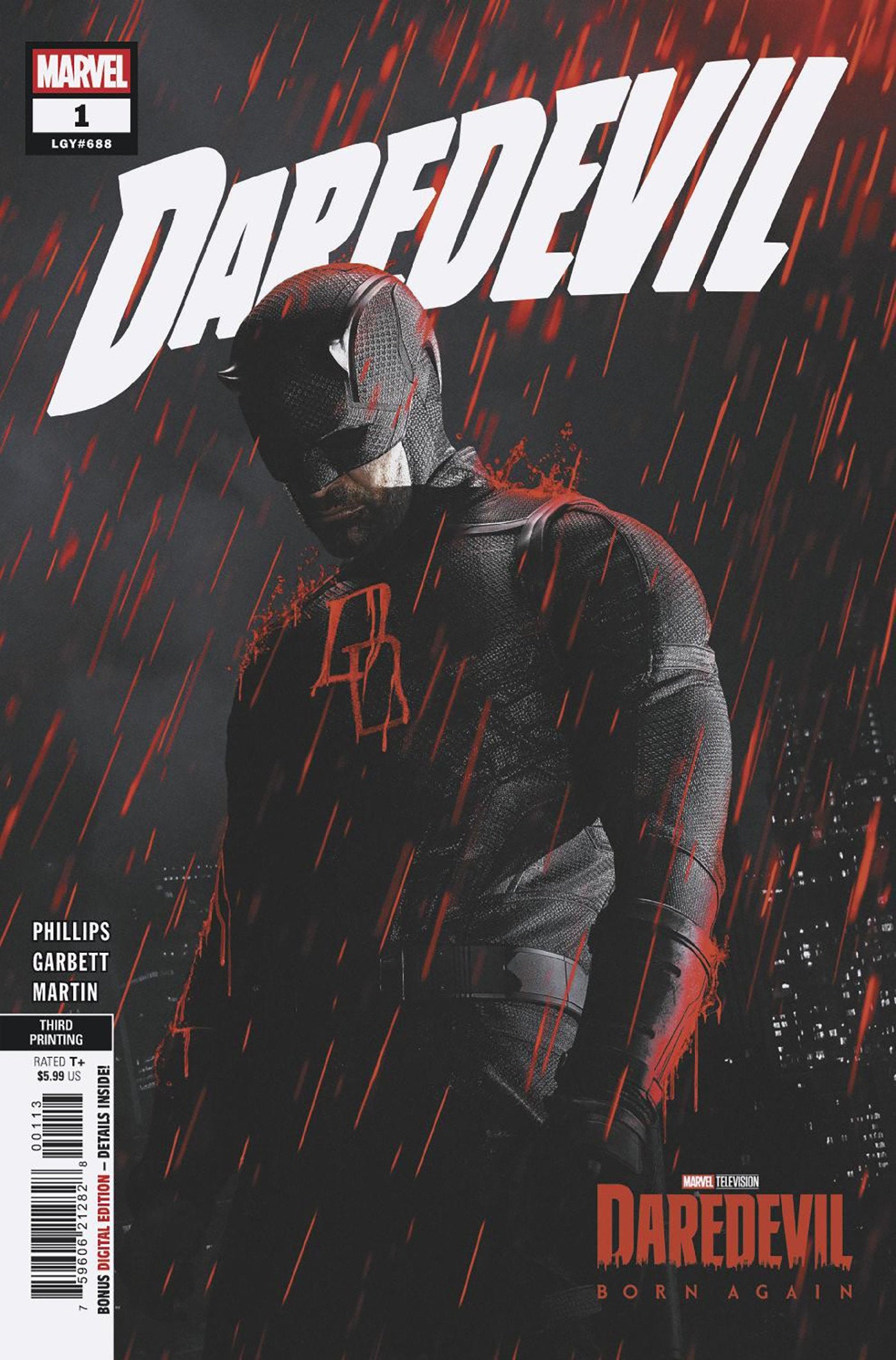 DAREDEVIL #1 3RD PTG CVR A MARVEL TELEVISION VAR