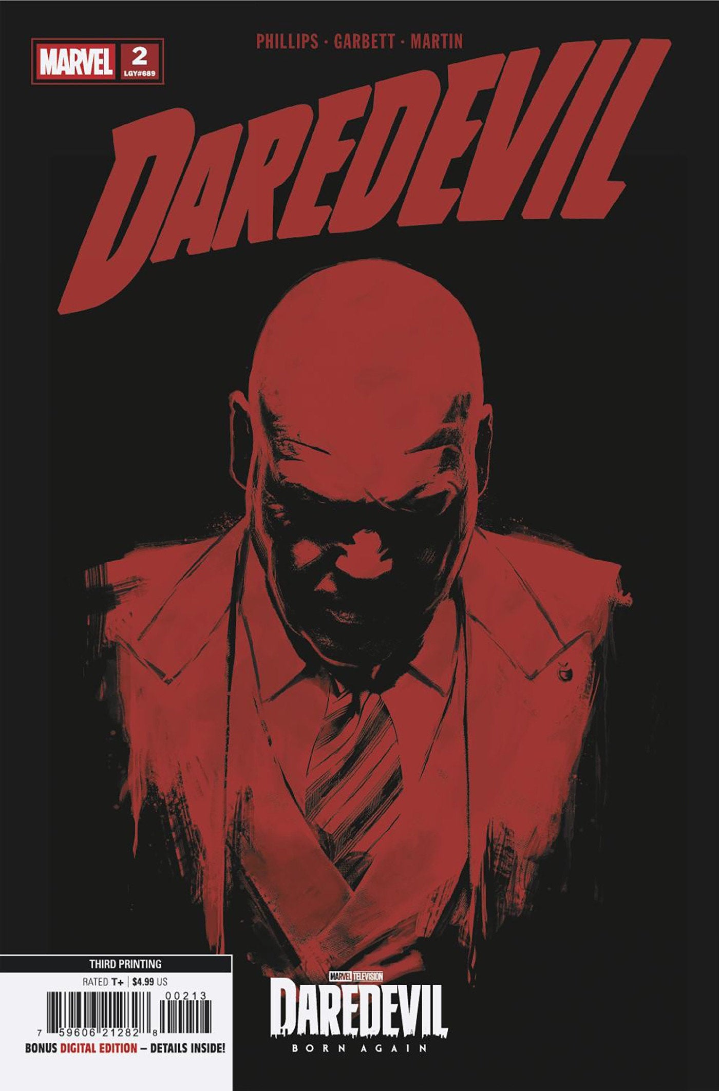 DAREDEVIL #2 3RD PTG MARVEL TELEVISION VAR