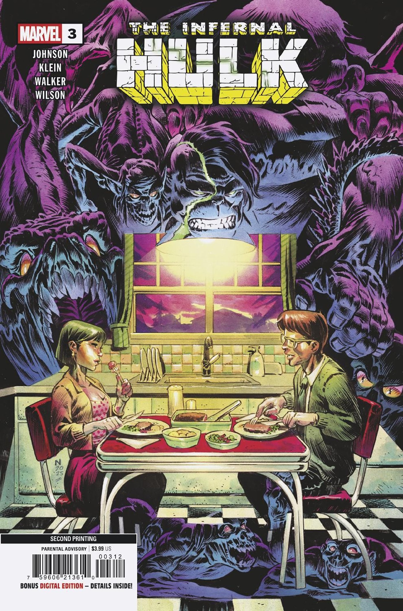 INFERNAL HULK #3 2ND PTG CVR A NIC KLEIN