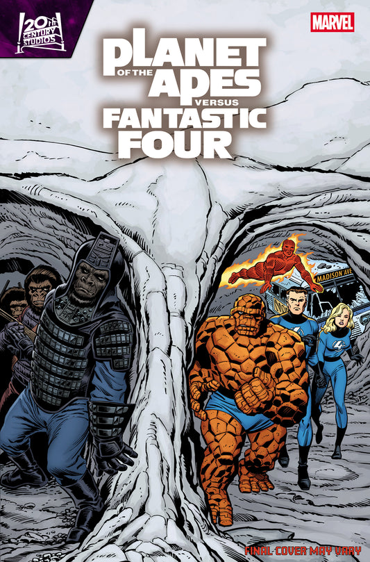 PLANET OF THE APES VS. FANTASTIC FOUR #2 CVR B RON FRENZ HOMAGE VAR