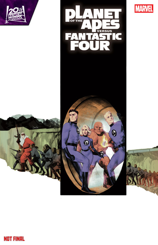PLANET OF THE APES VS. FANTASTIC FOUR #2 CVR C DAVI GO MOVIE HOMAGE VAR