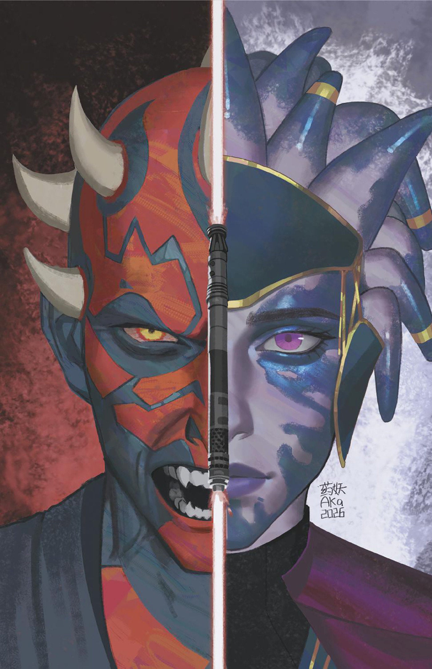 STAR WARS: SHADOW OF MAUL #5 CVR B AKA HEADSHOT VIRGIN VAR