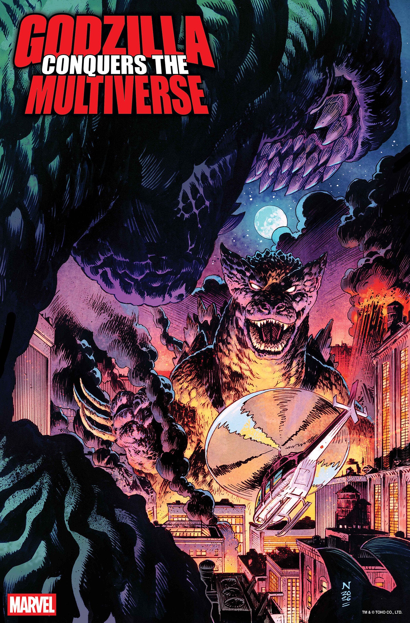 GODZILLA CONQUERS THE MULTIVERSE #1 CVR C NIC KLEIN HEISEI GODZILLA VAR