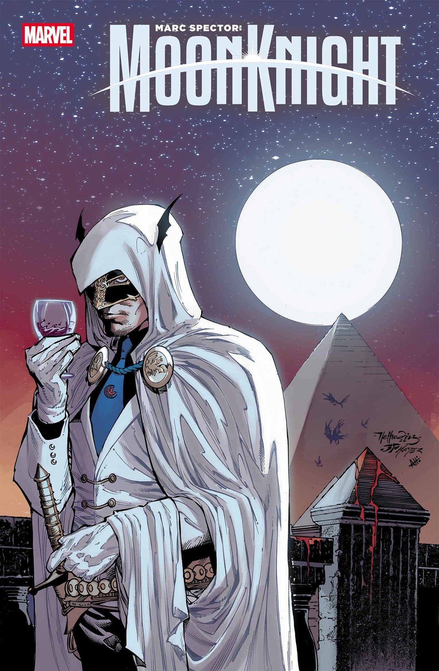 MARC SPECTOR: MOON KNIGHT #6 CVR B NETHO DIAZ HELLFIRE COSTUME SWAP VAR