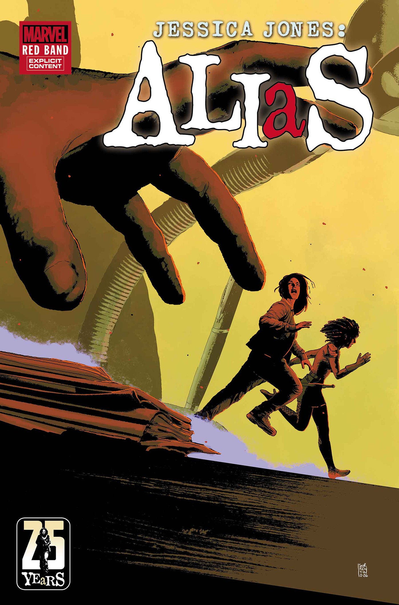 ALIAS: RED BAND #5 CVR B ANDREA SORRENTINO VAR [POLYBAGGED]