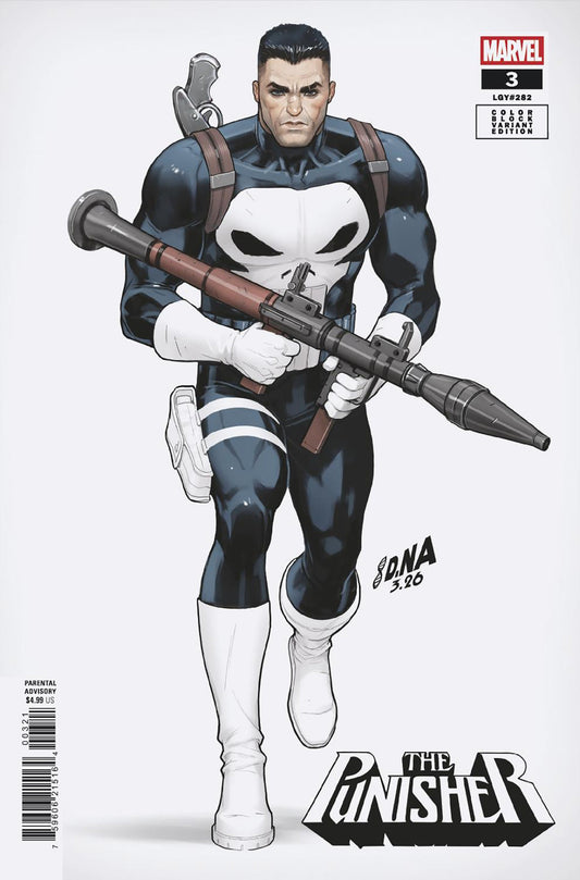 PUNISHER #3 CVR B DAVID NAKAYAMA COLOR BLOCK WHITE VAR