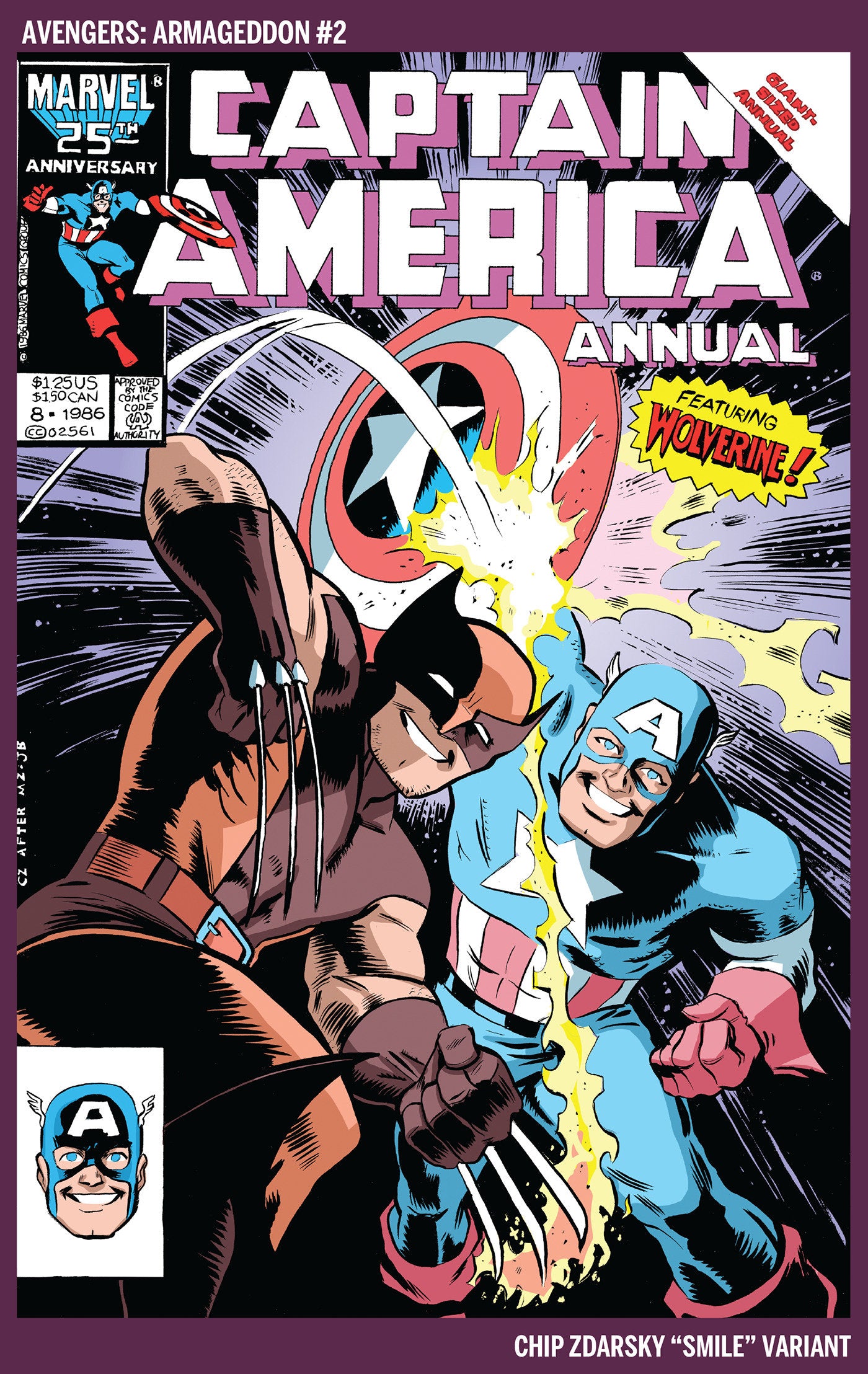 AVENGERS: ARMAGEDDON #2 CVR F CHIP ZDARSKY SMILE VAR
