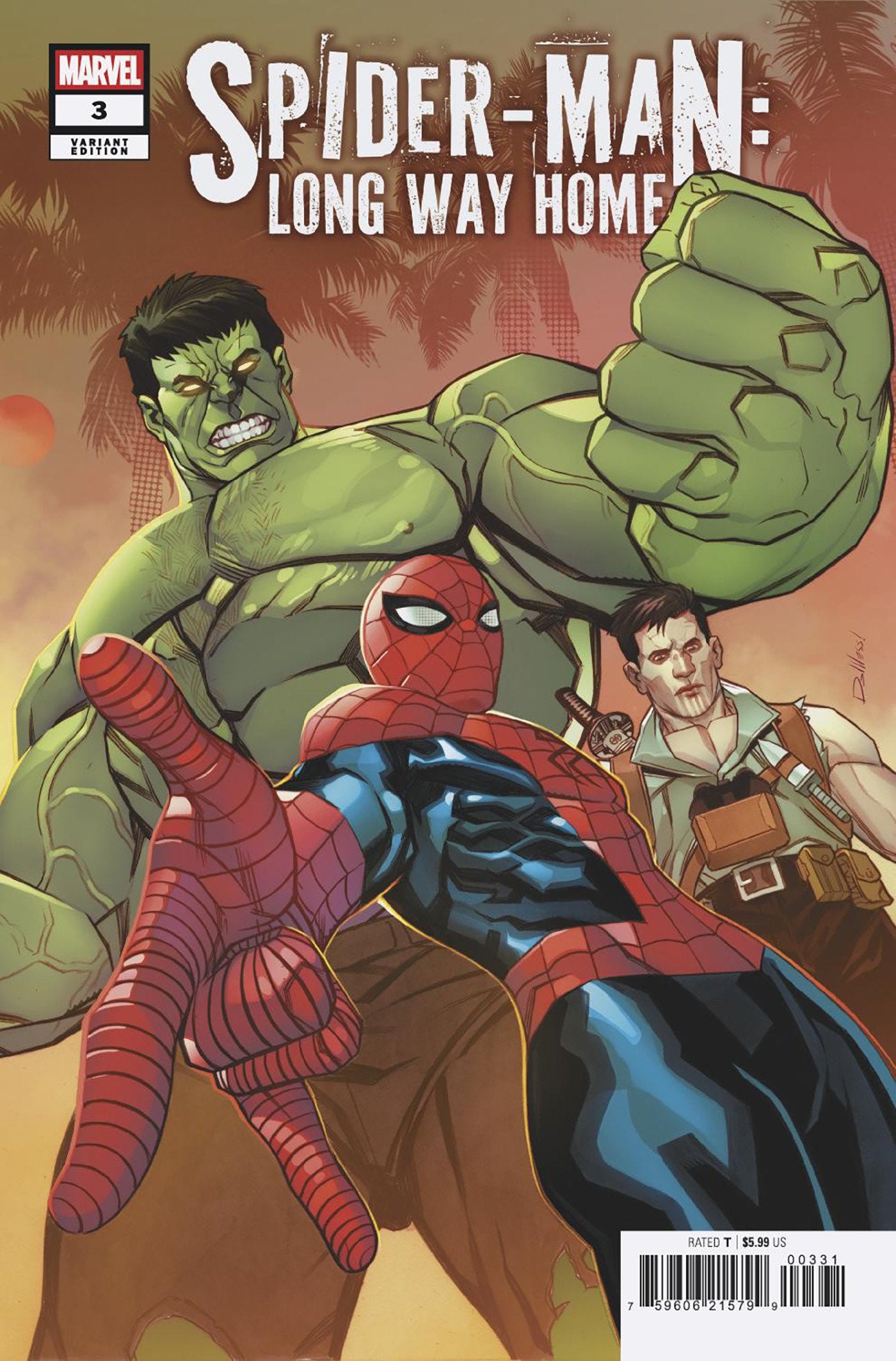 SPIDER-MAN: LONG WAY HOME #3 DAVID MESSINA VARIANT