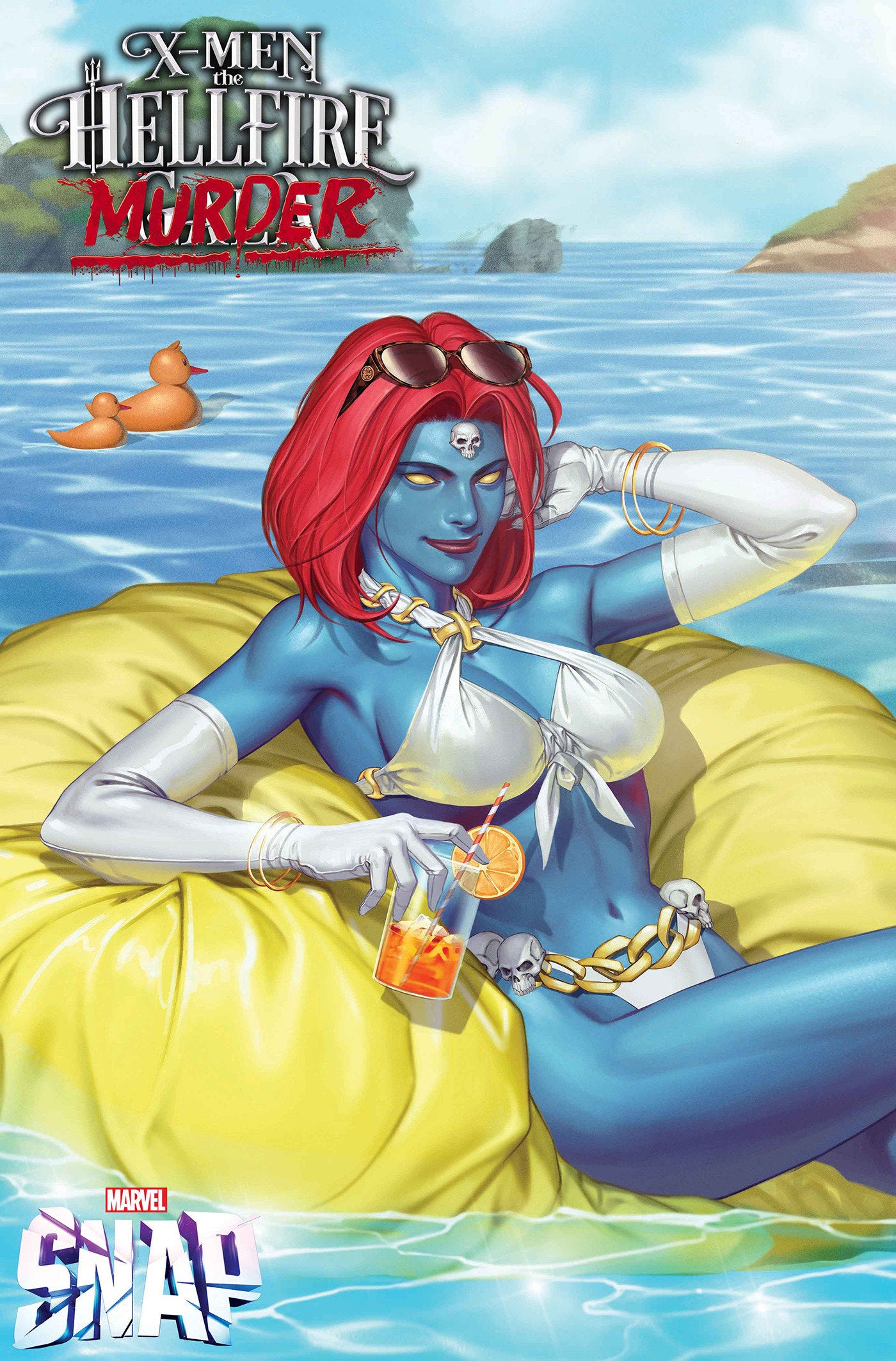 X-MEN THE HELLFIRE MURDER #1 CVR G INHYUK LEE MARVEL SNAP SWIMSUIT VAR