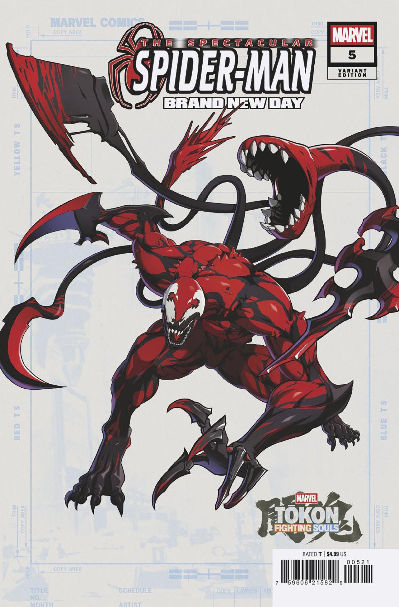 SPECTACULAR SPIDER-MAN: BRAND NEW DAY #5 MARVEL TOKON: FIGHTING SOULS VARIANT