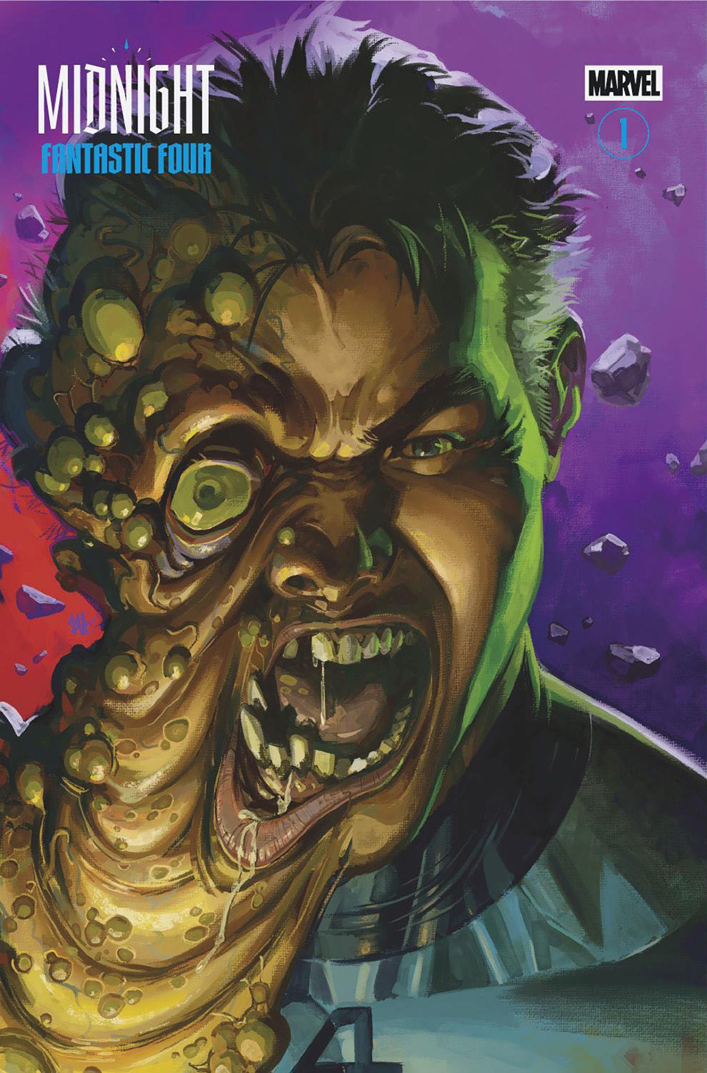 MIDNIGHT FANTASTIC FOUR #1 COVER C BEN HARVEY MIDNIGHT SPECIAL VARIANT