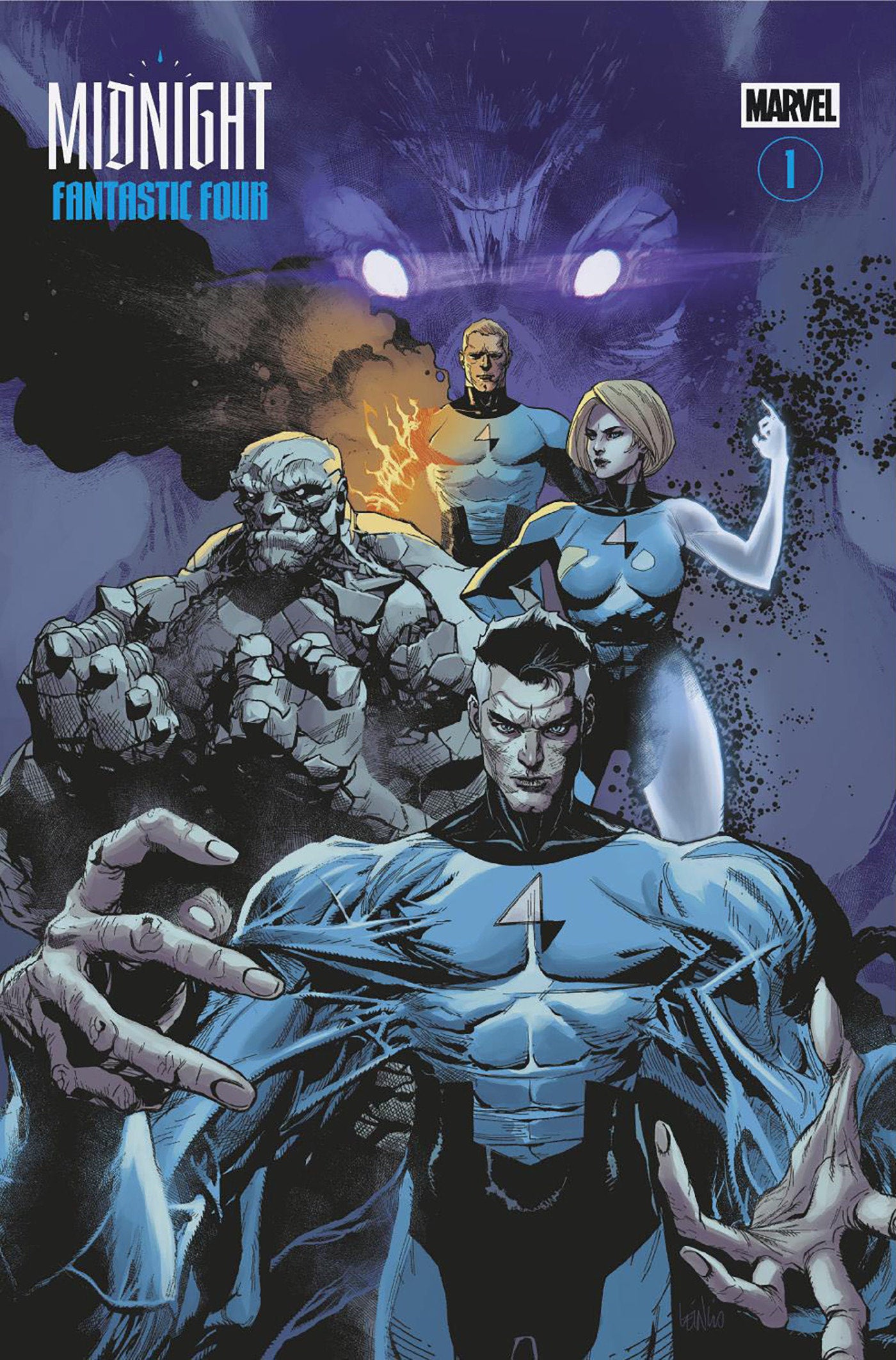 MIDNIGHT FANTASTIC FOUR #1 COVER H LEINIL YU VARIANT
