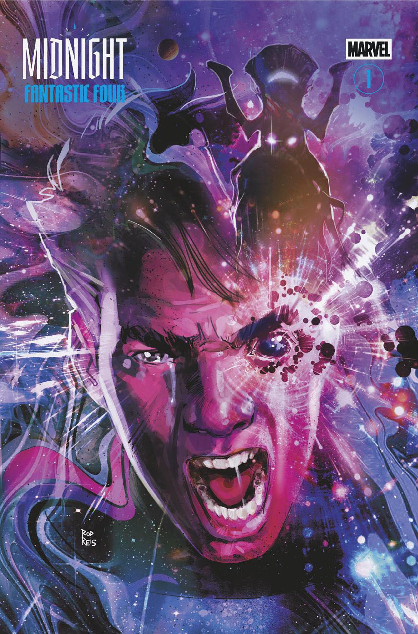 MIDNIGHT FANTASTIC FOUR #1 COVER I ROD REIS VARIANT
