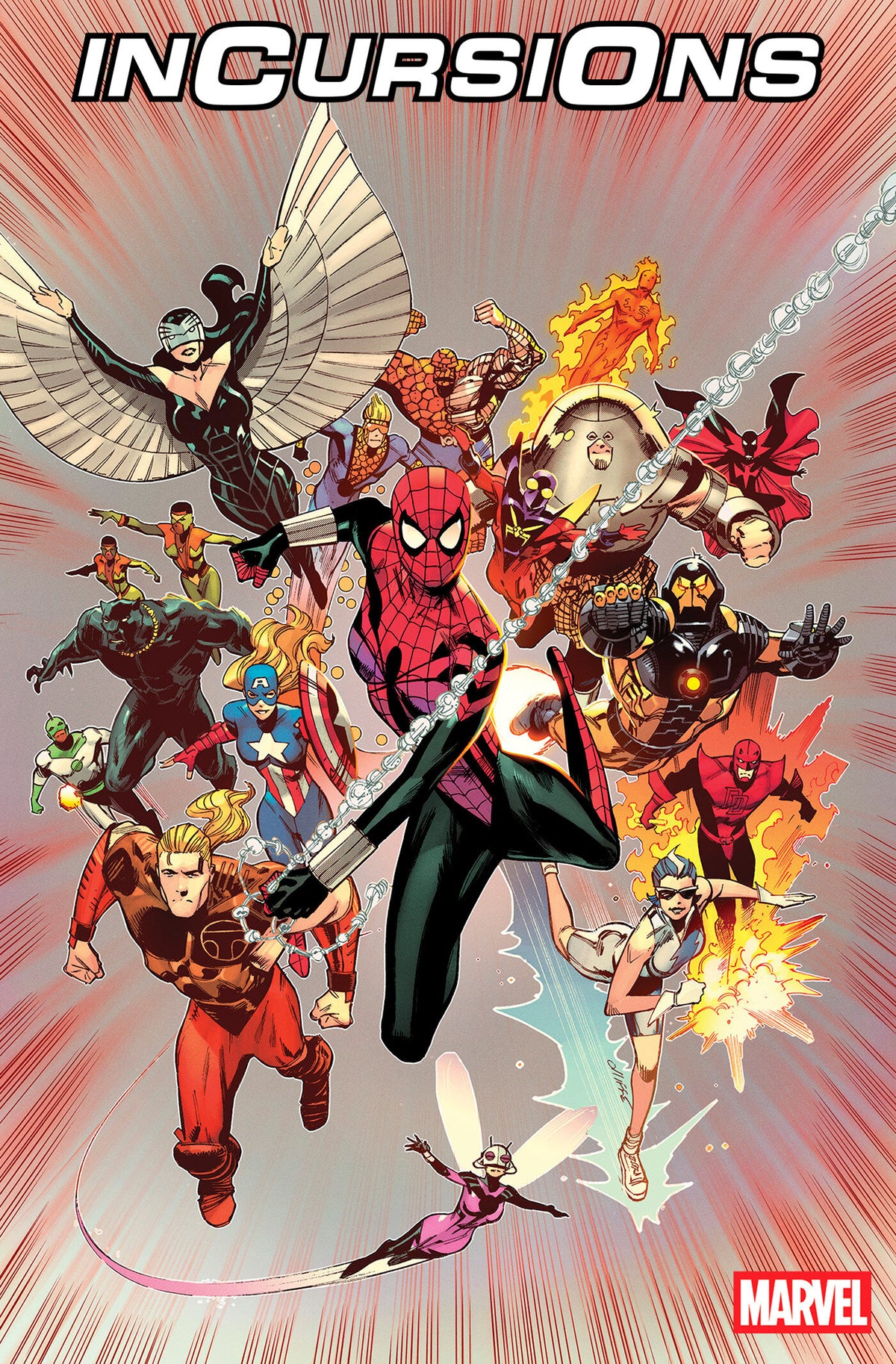 SPIDER-MAN: INCURSIONS #1 COVER C PAT OLLIFFE VARIANT