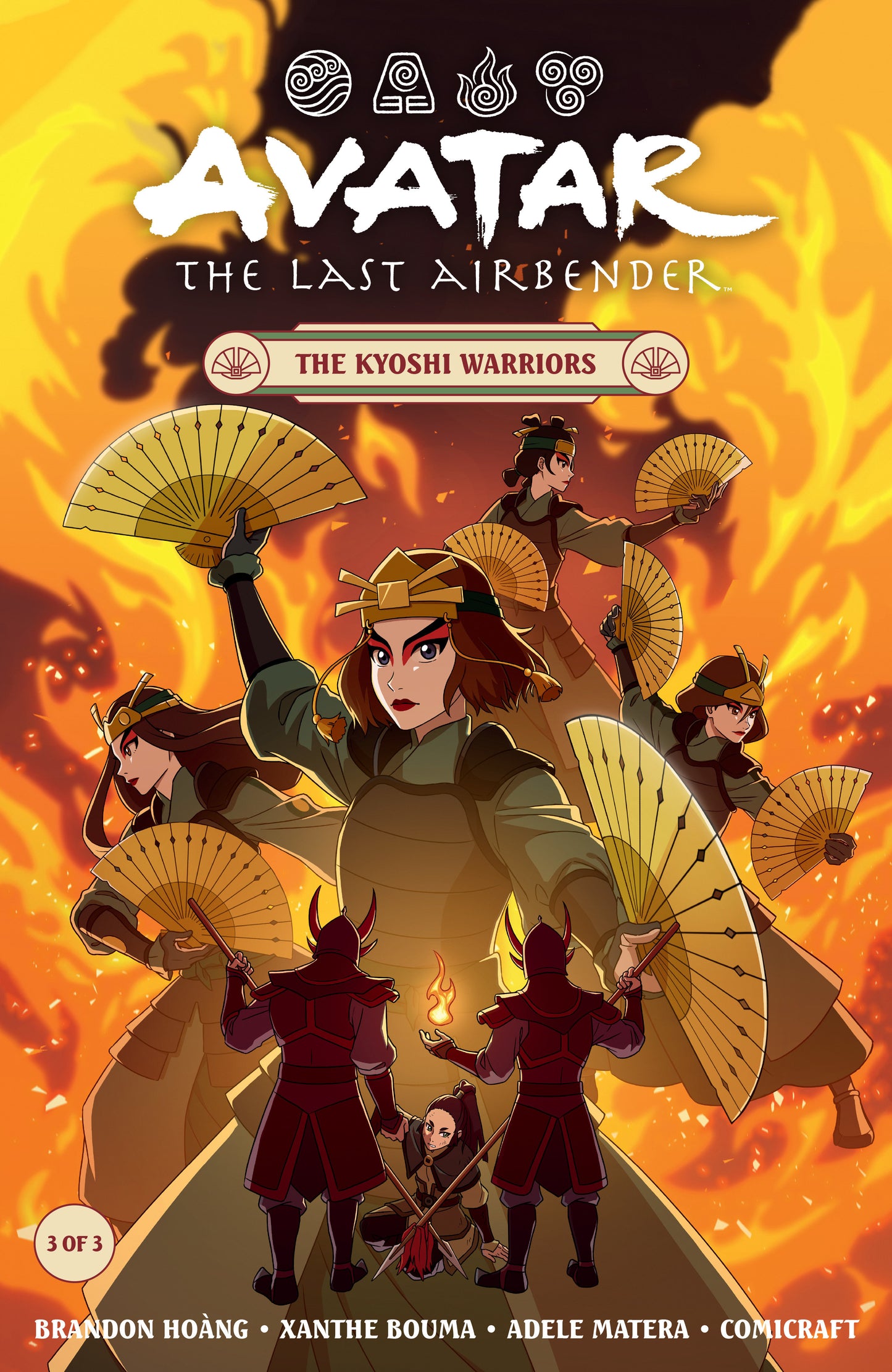 AVATAR: THE LAST AIRBENDER THE KYOSHI WARRIORS #3 CVR A DANIELLE WEIRES