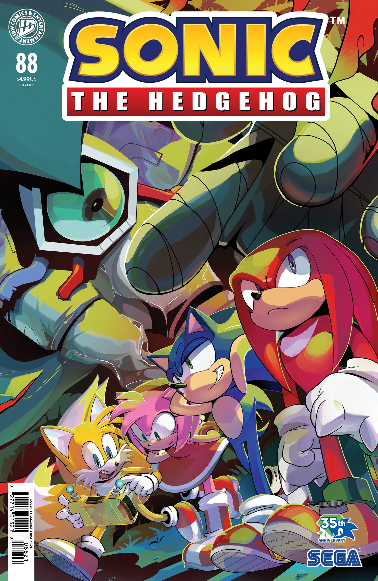 SONIC THE HEDGEHOG #88 CVR B ELIZABETH RICHARDS VAR