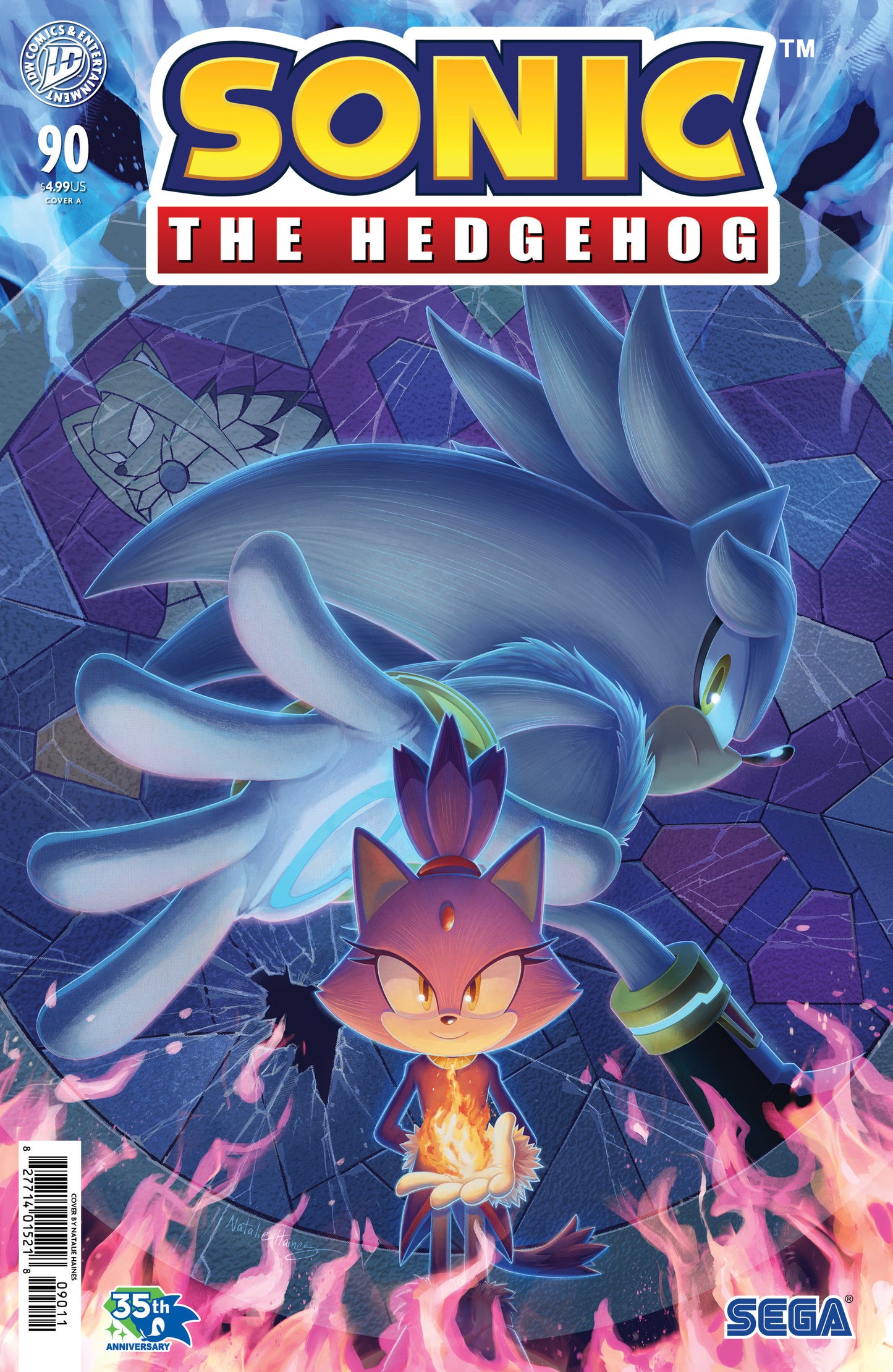 SONIC THE HEDGEHOG #90 COVER A (HAINES)
