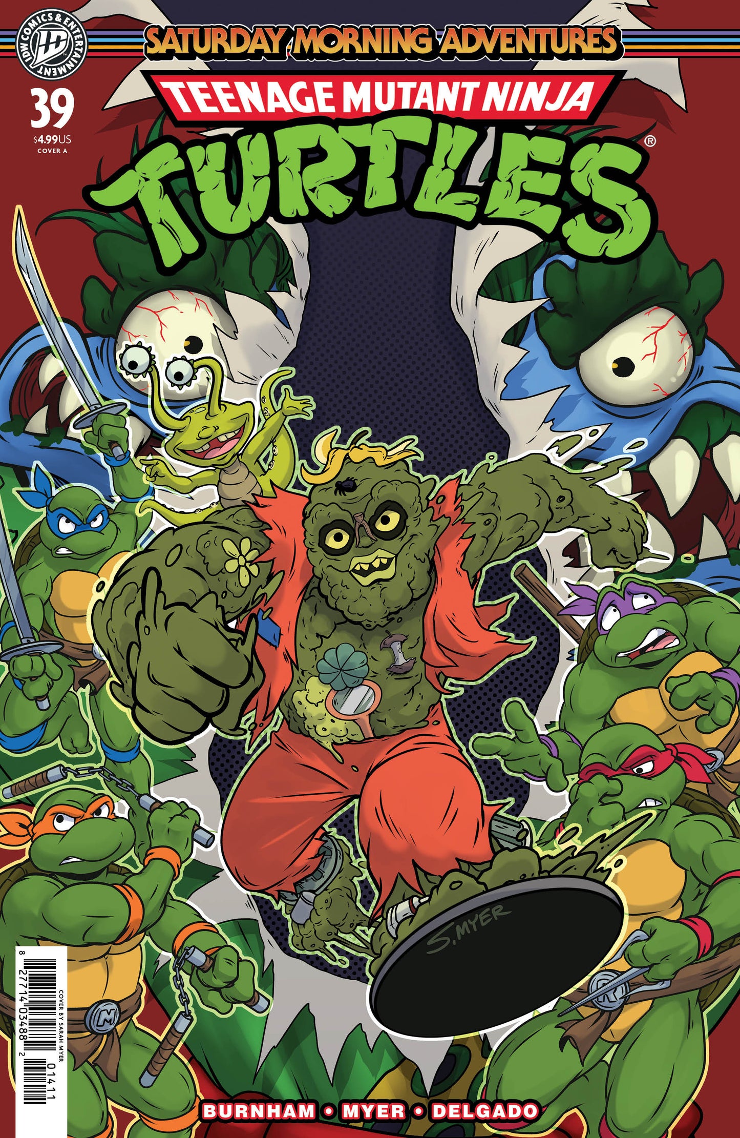 TEENAGE MUTANT NINJA TURTLES SATURDAY MORNING ADVENTURES #39 CVR A SARAH MYER