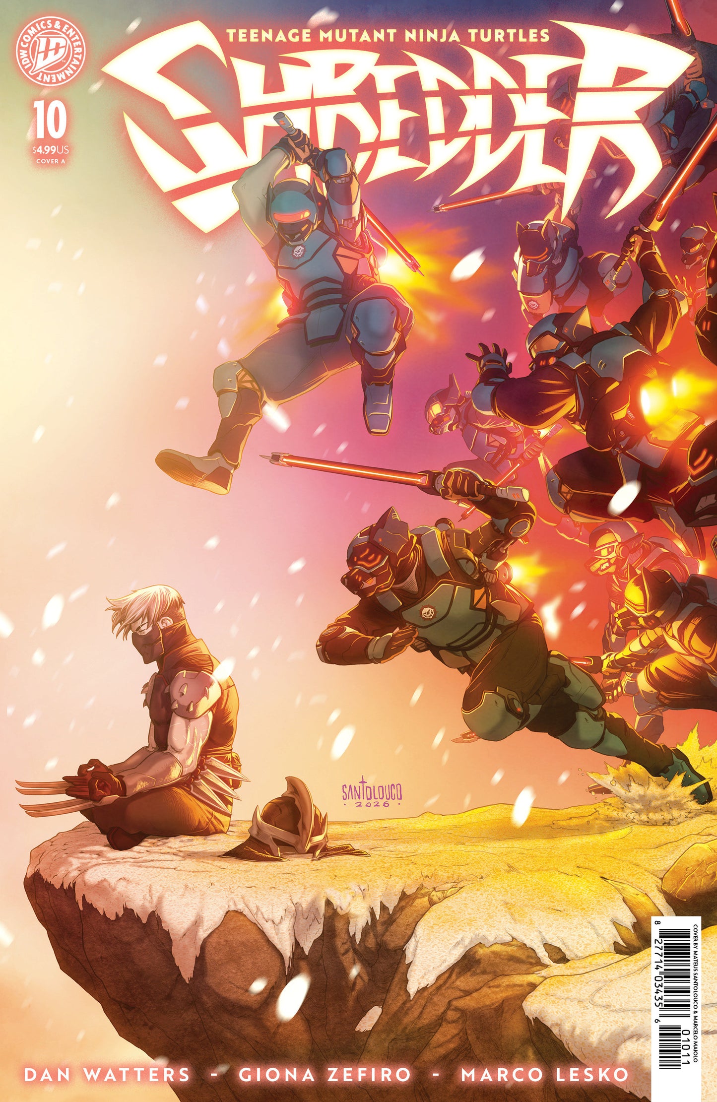 TEENAGE MUTANT NINJA TURTLES SHREDDER #10 CVR A MATEUS SANTOLOUCO