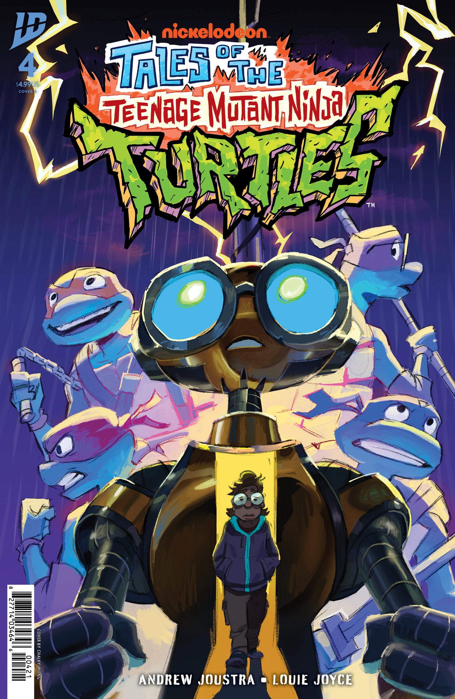 TALES OF THE TEENAGE MUTANT NINJA TURTLES #4 CVR B CHALKY WONG VAR