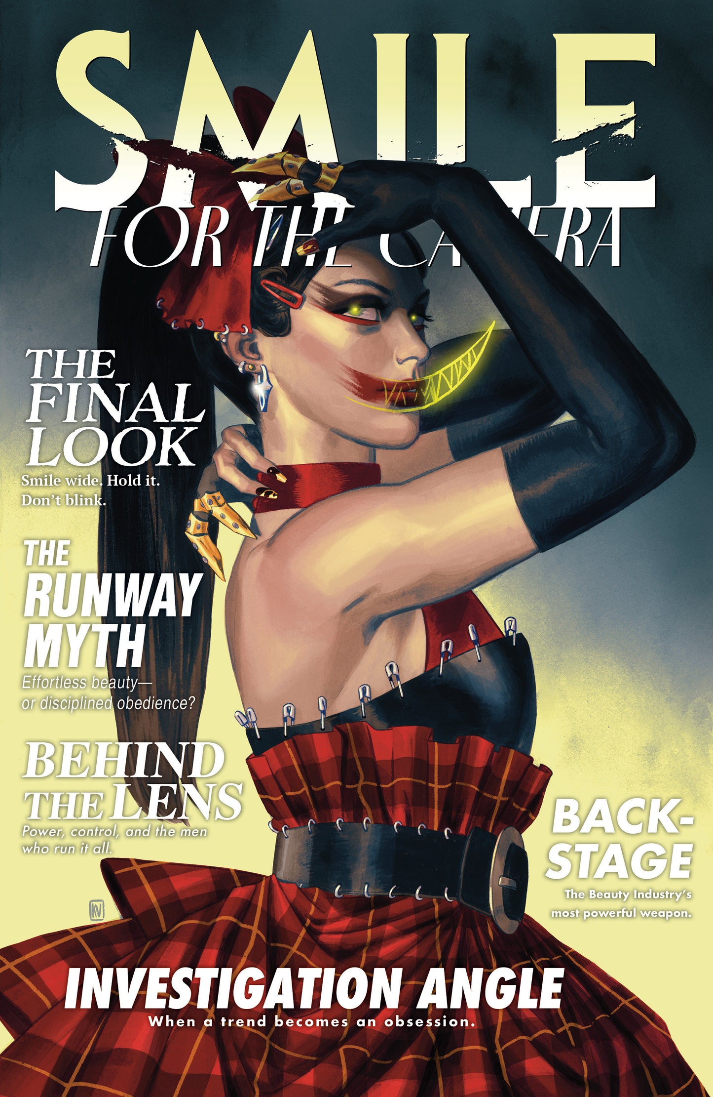 SMILE FOR THE CAMERA #5 CVR C KEYLA VALERIO FASHION MAGAZINE VAR