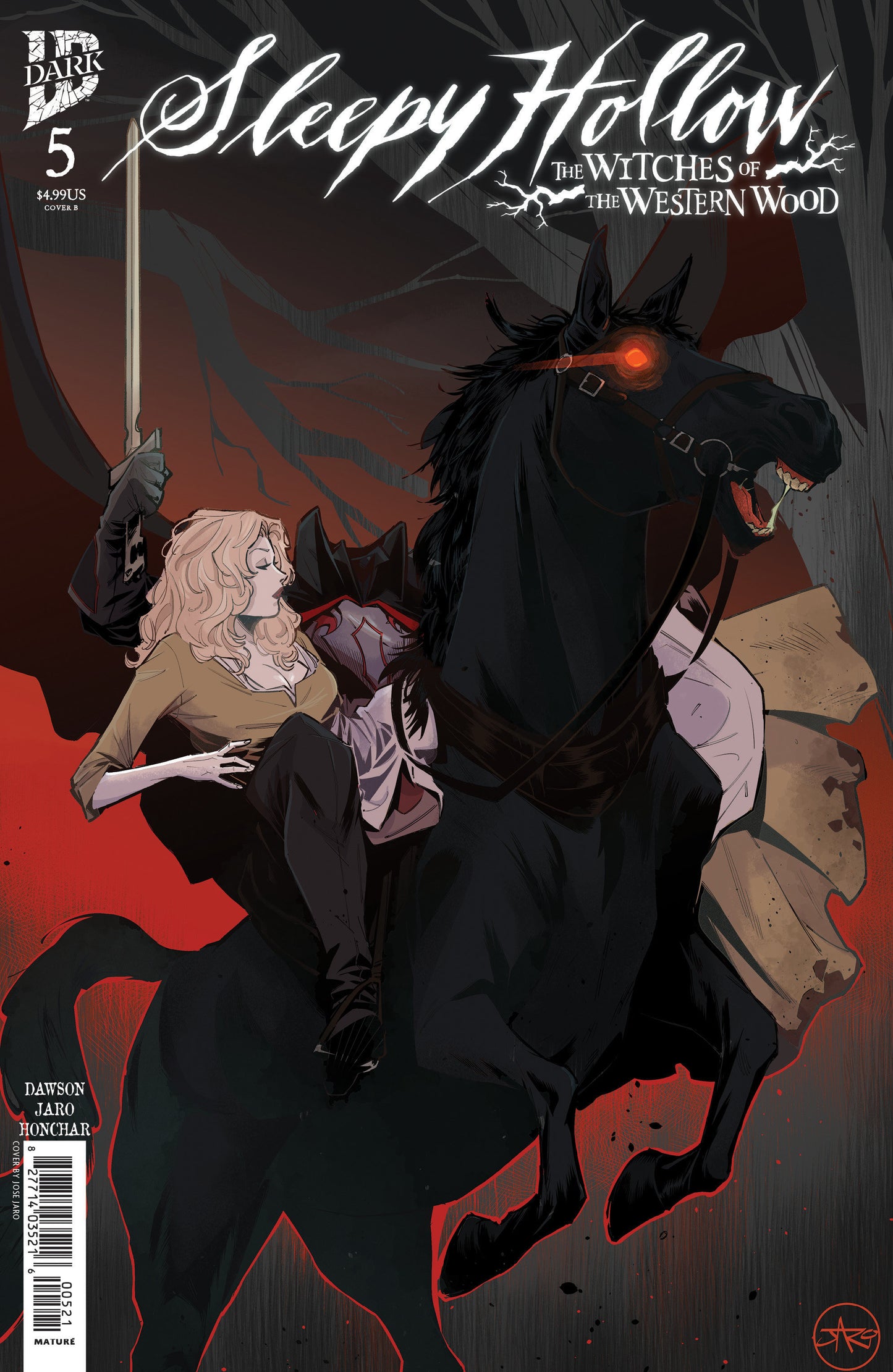 SLEEPY HOLLOW: THE WITCHES OF THE WESTERN WOOD #5 VARIANT B (JARO)