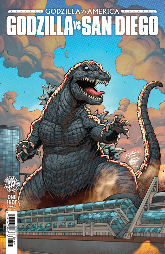 GODZILLA VS. AMERICA SAN DIEGO CVR B RON LIM VAR
