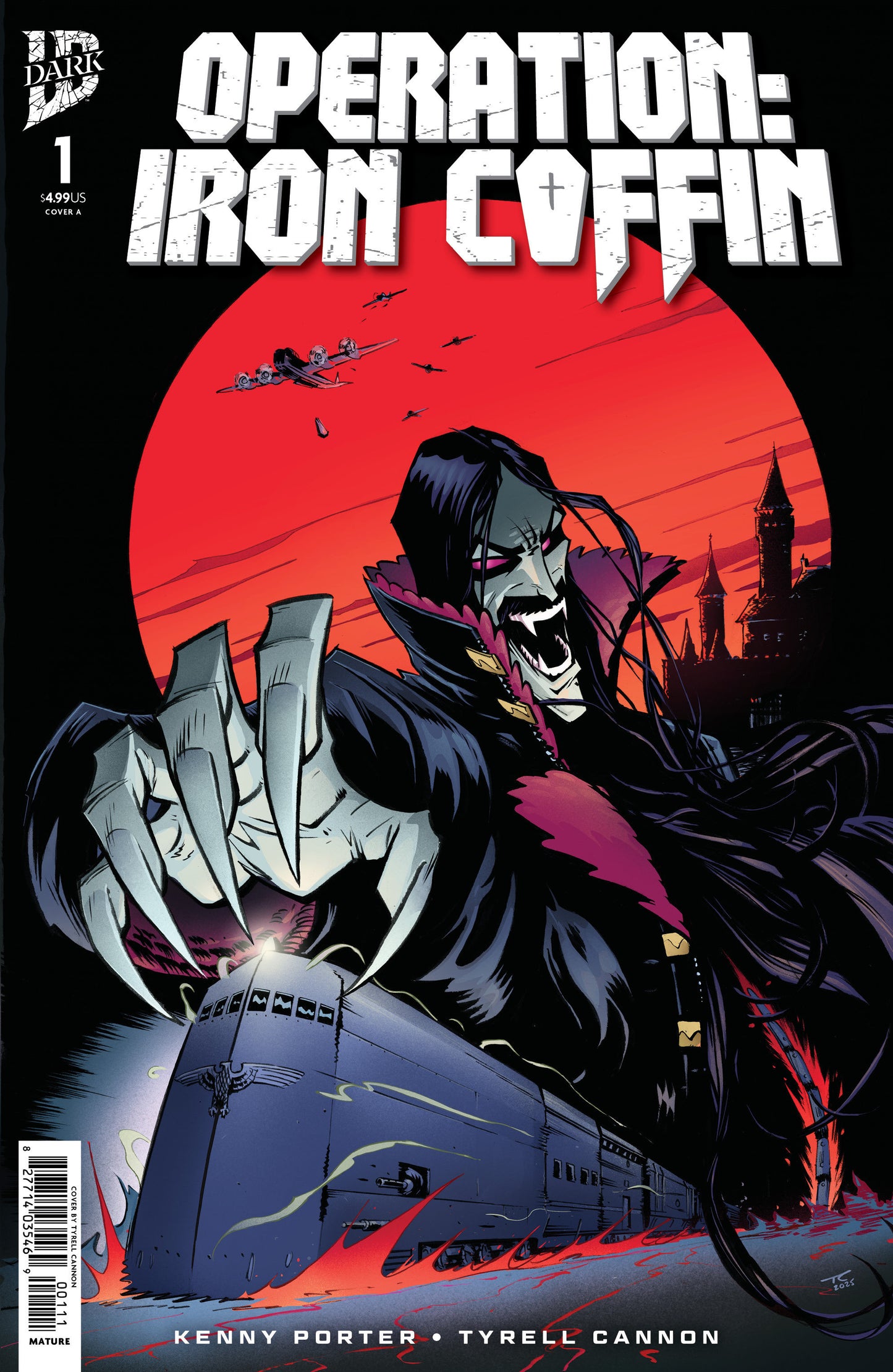 OPERATION IRON COFFIN #1 CVR A TYRELL CANNON