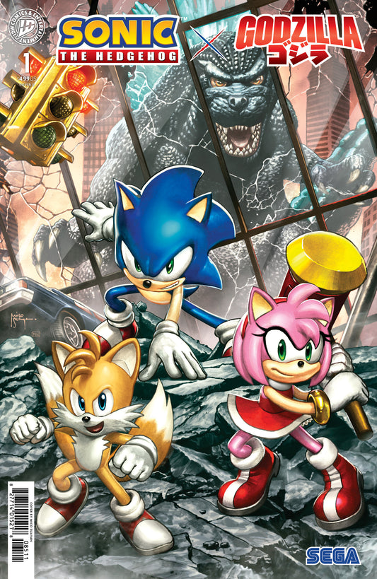 SONIC THE HEDGEHOG X GODZILLA #1 CVR E MICO SUAYAN VAR