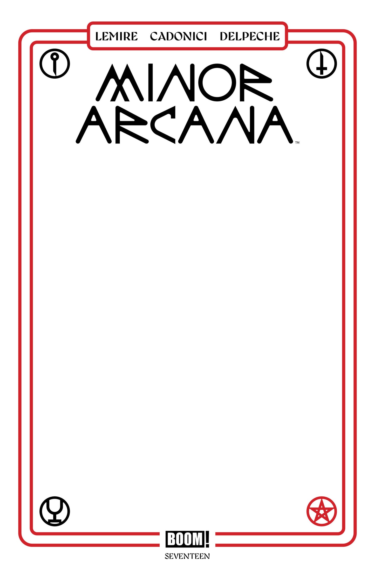 MINOR ARCANA #17 CVR C BLANK SKETCH VAR