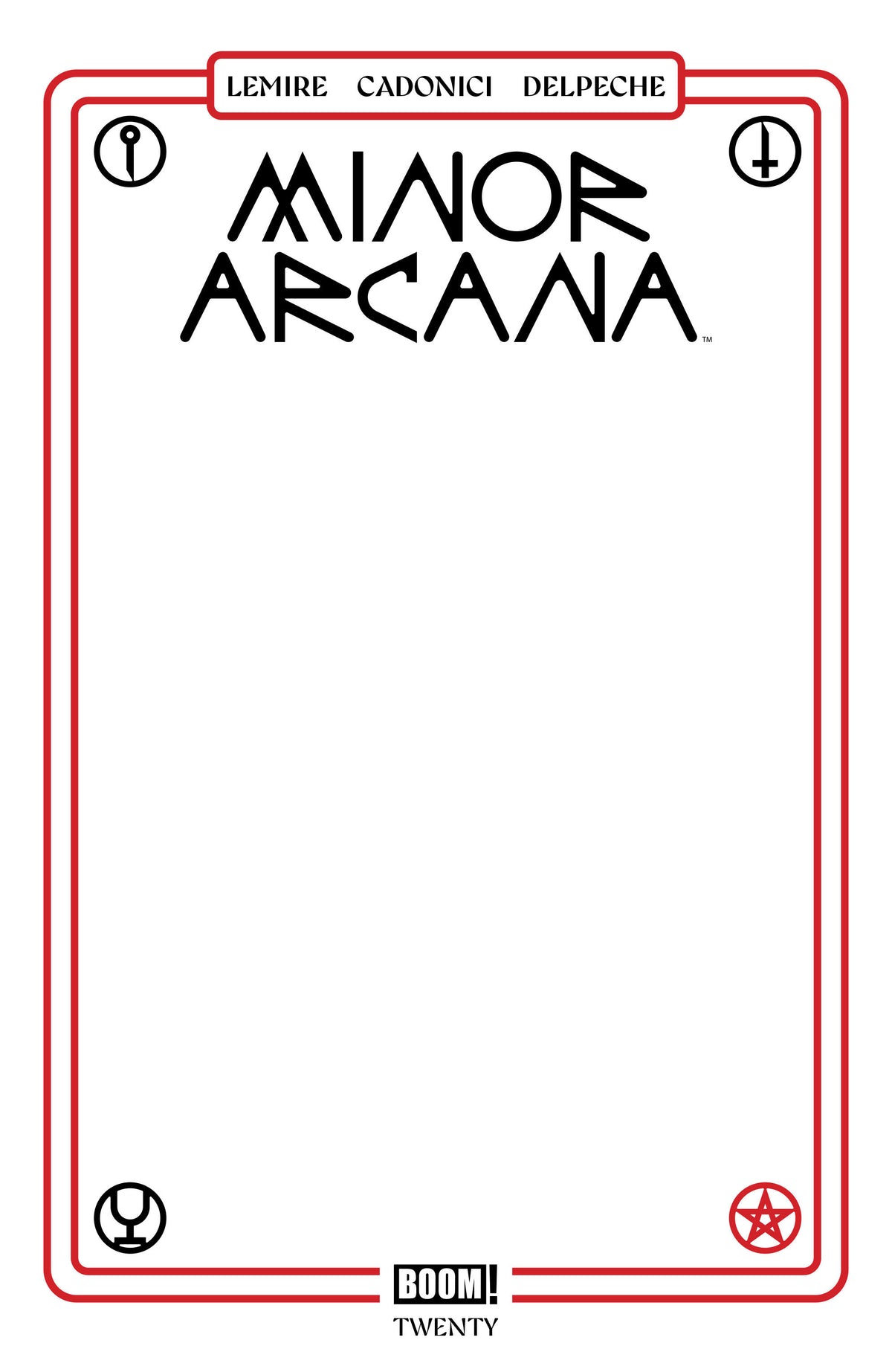 MINOR ARCANA #20 C BLANK SKETCH VARIANT