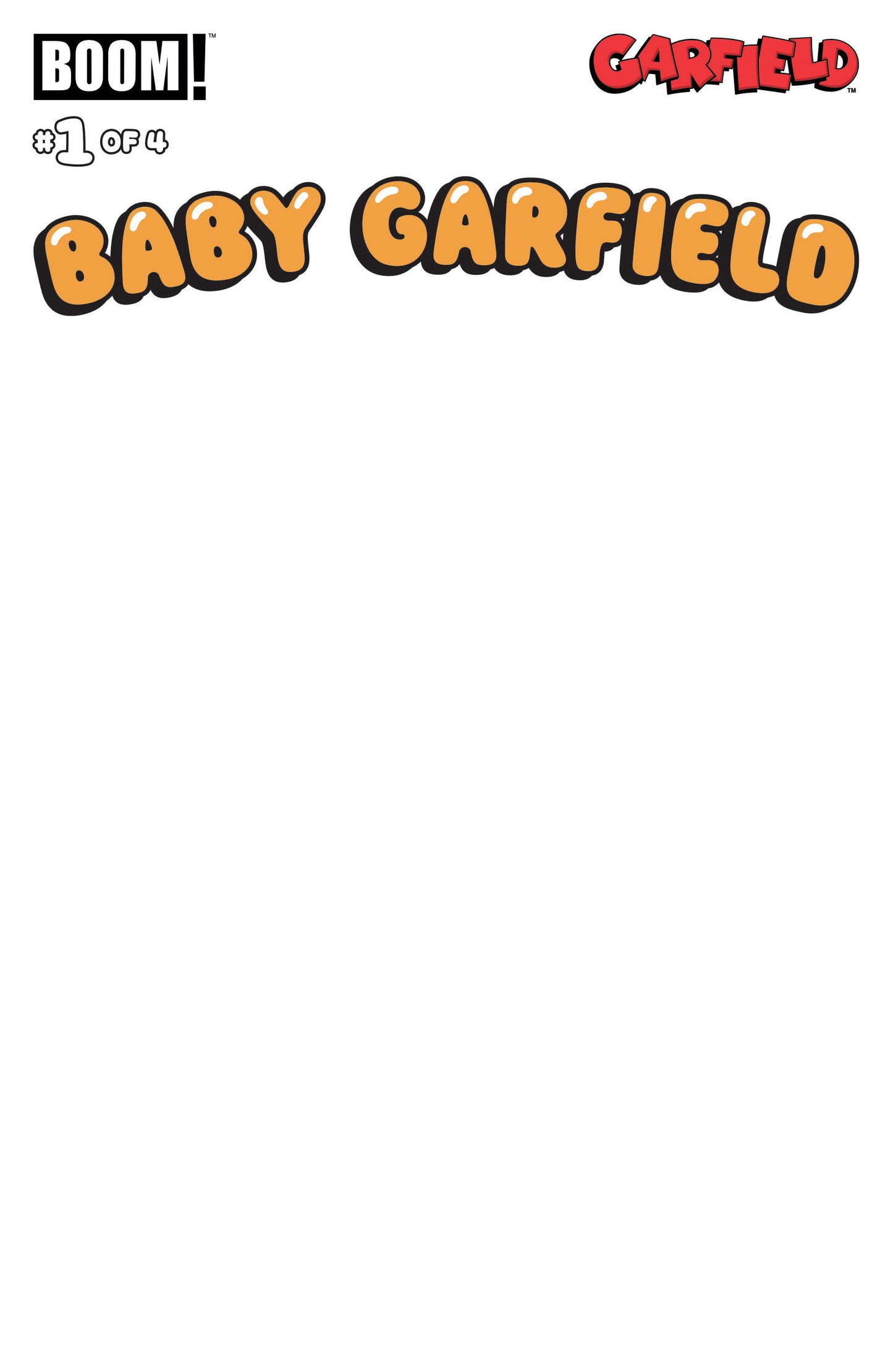 BABY GARFIELD #1 CVR C BLANK SKETCH VAR