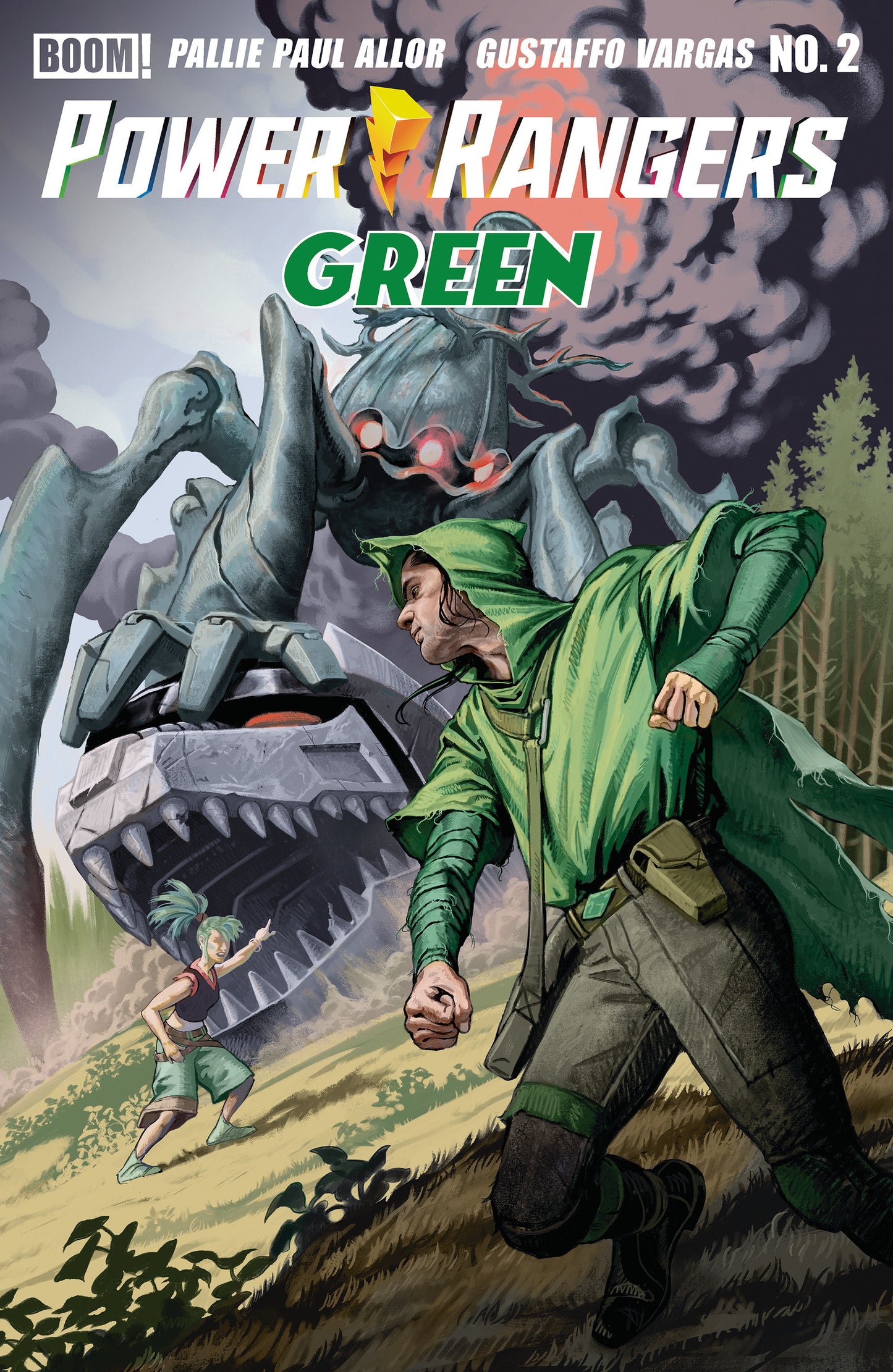 POWER RANGERS GREEN #2 J FOC REVEAL VARIANT (DRESSED, MORRIS)