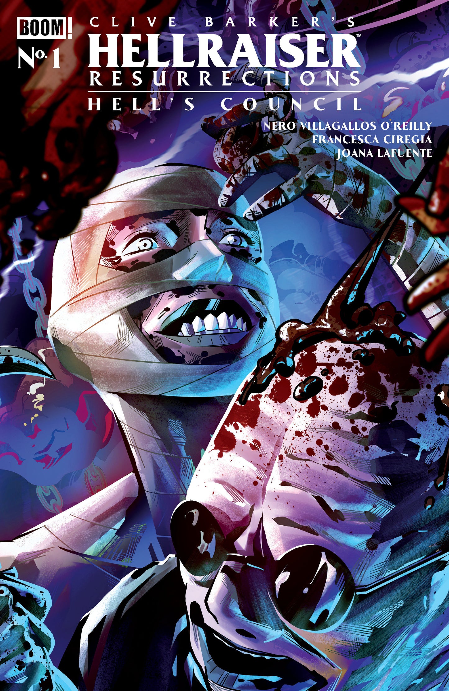 HELLRAISER: RESURRECTIONS - HELL'S COUNCIL #1 B VARIANT (DRESSED, SABBATINI)