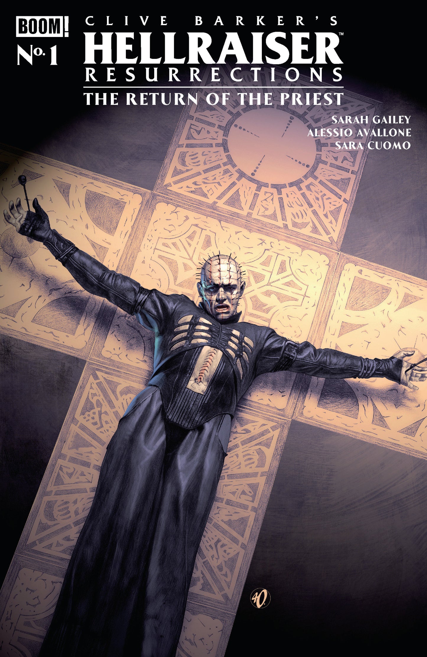 HELLRAISER: RESURRECTIONS - THE RETURN OF THE PRIEST #1 G FOC REVEAL VARIANT (DRESSED, OLIVETTI)
