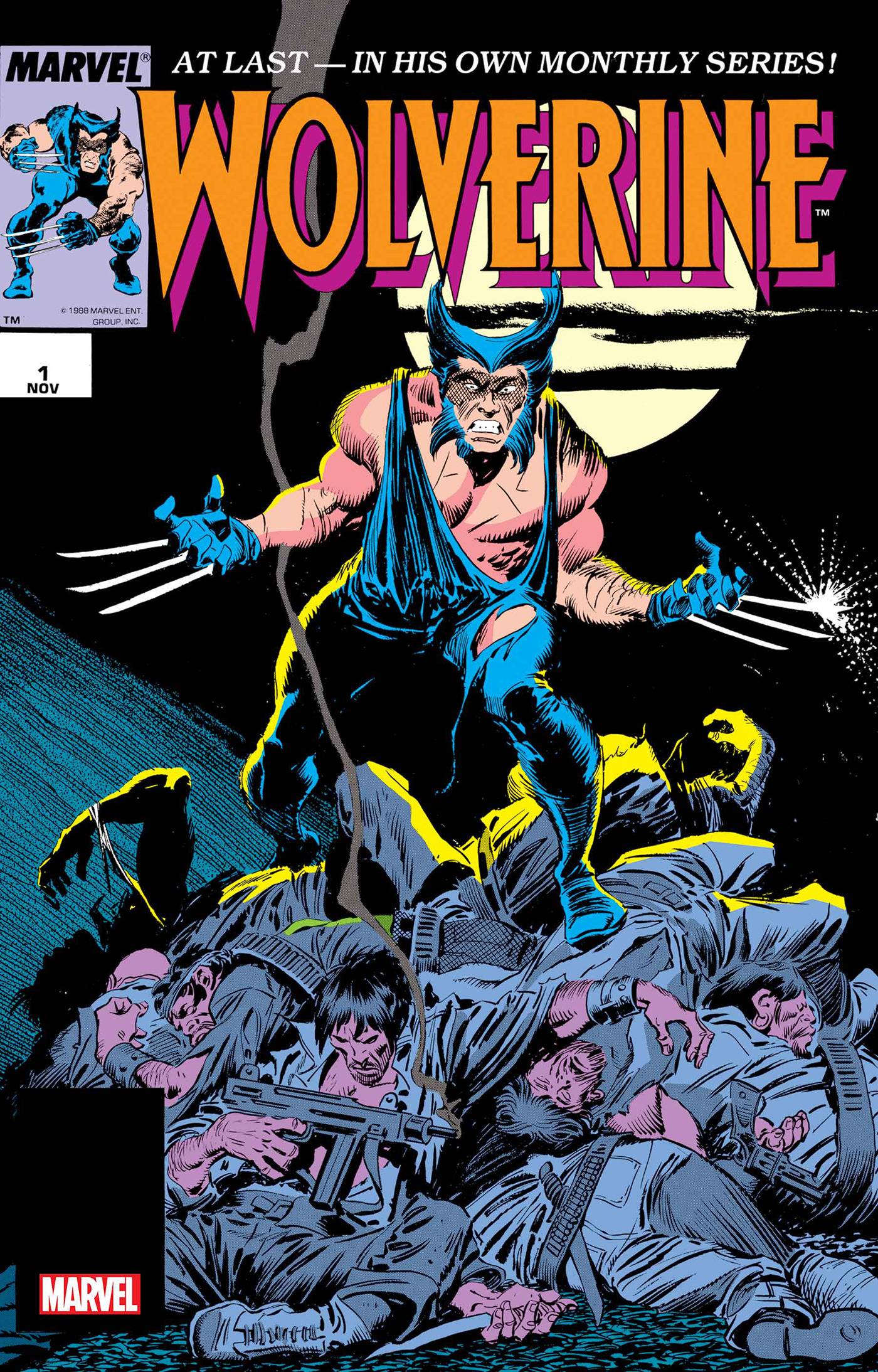 WOLVERINE CLAREMONT BUSCEMA #1 FACSIMILE ED FOIL (