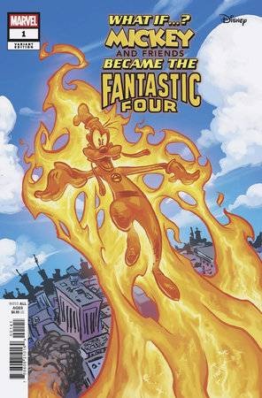 WHAT IF MICKEY & FRIENDS BECAME FANTASTIC FOUR #1 YOUNG