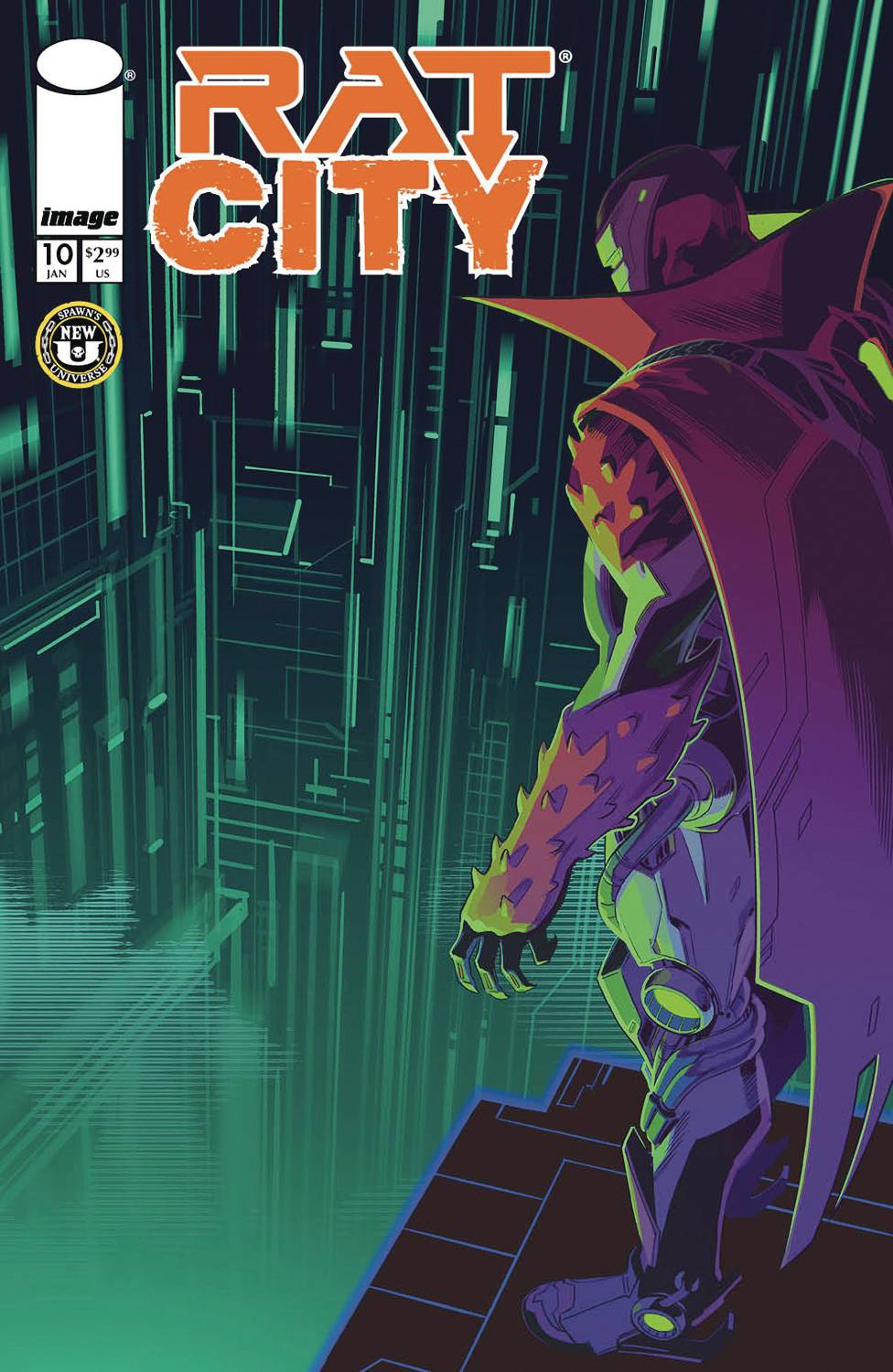 SPAWN RAT CITY #10 CVR B FAILLA