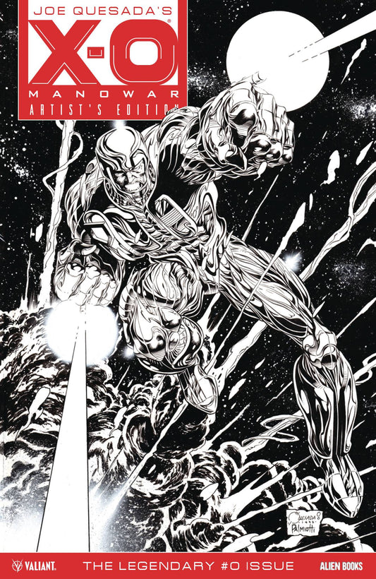 X-O MANOWAR #0 CVR B QUESADA & PALMIOTTI B&W