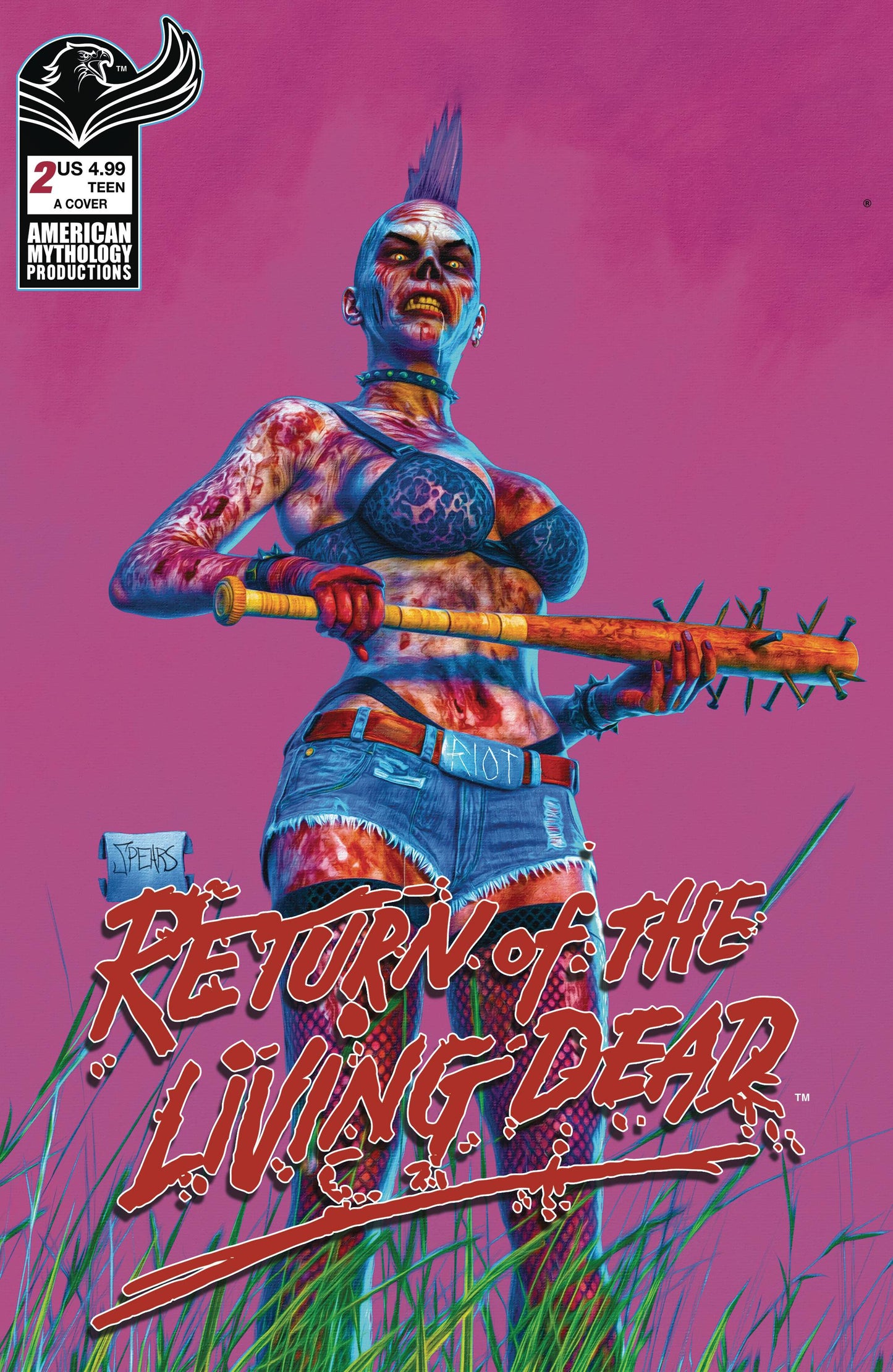 RETURN OF THE LIVING DEAD #2 CVR A SPEARS PAINTED