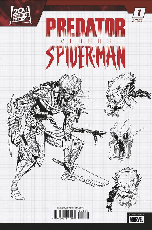PREDATOR VS SPIDER-MAN #1 (OF 4) 10 COPY INCV DESIGN