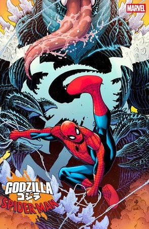 GODZILLA VS SPIDER-MAN #1 BRADSHAW VENOMIZED GODZILLA VAR