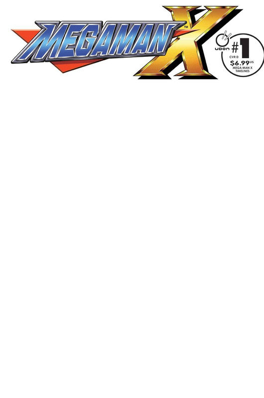 MEGA MAN X TIMELINES #1 CVR D BLANK SKETCH