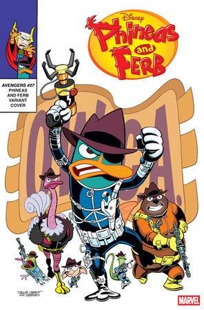 AVENGERS #27 JACOB CHABOT PHINEAS AND FERB VAR