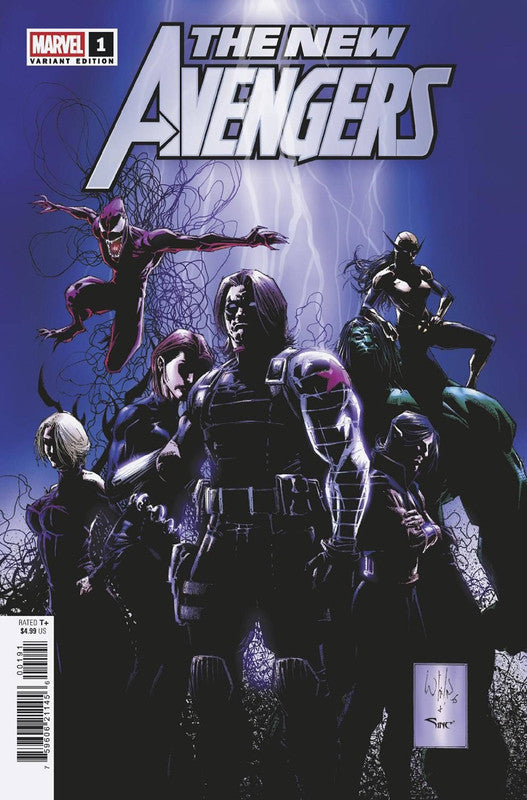 NEW THUNDERBOLTS #1 WHILCE PORTACIO SPOILER HOMAGE VAR